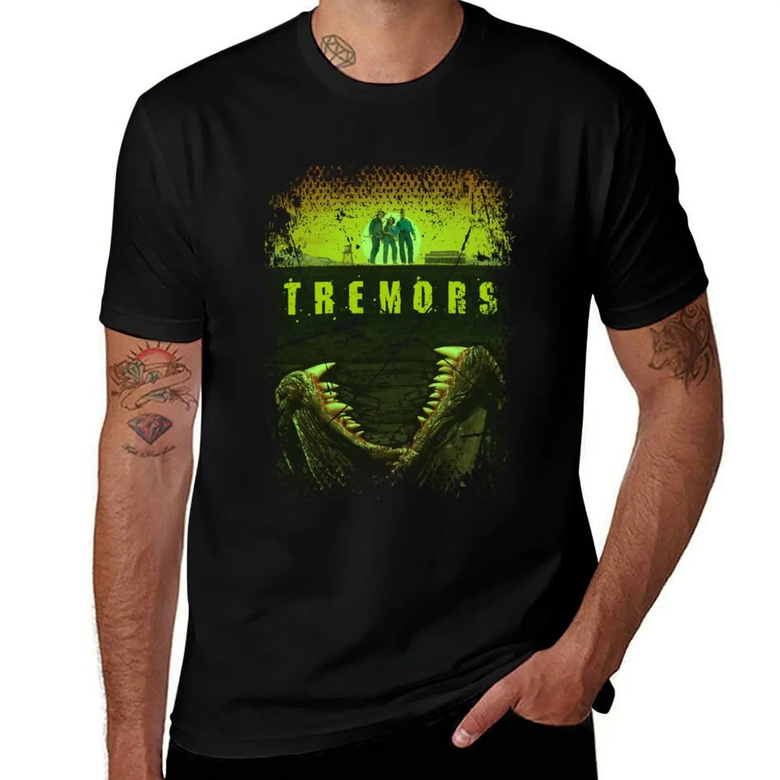

Returns Underground Tremors tshirt shirts t funny T-Shirt cotton Menace The man t man to shirt Haunt pack