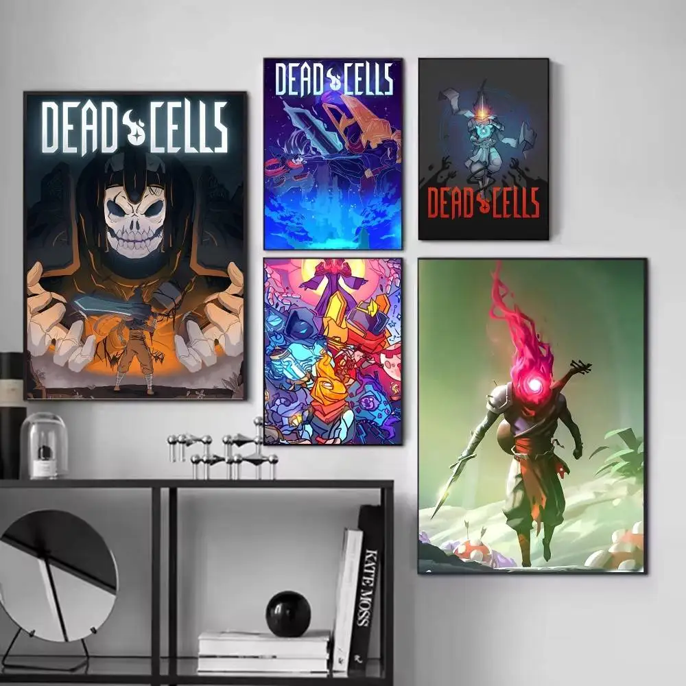 Game Dead Cells Posters Fancy Wall Sticker for Living Room Bar Decoration Wall Decor