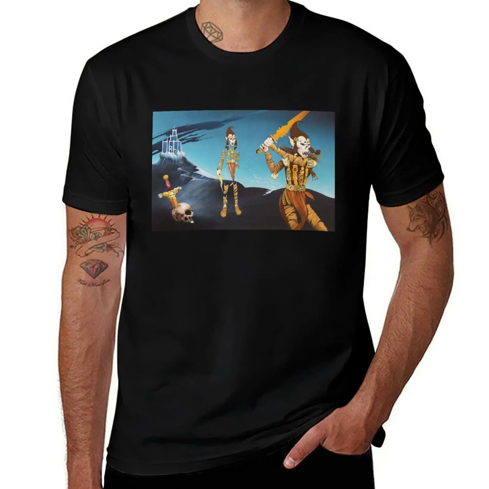 Fiend Folio: Tome of Creatures Malevolent and Benign T-Shirt anime tshirt t shirts for man cotton funny T-Shirt