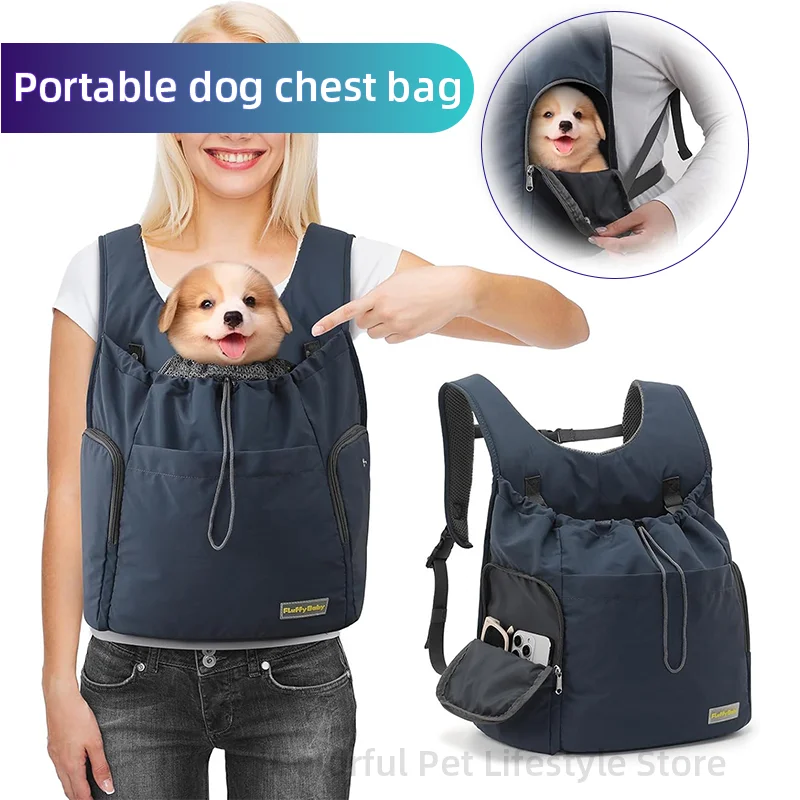 Dog Chest Backpack …