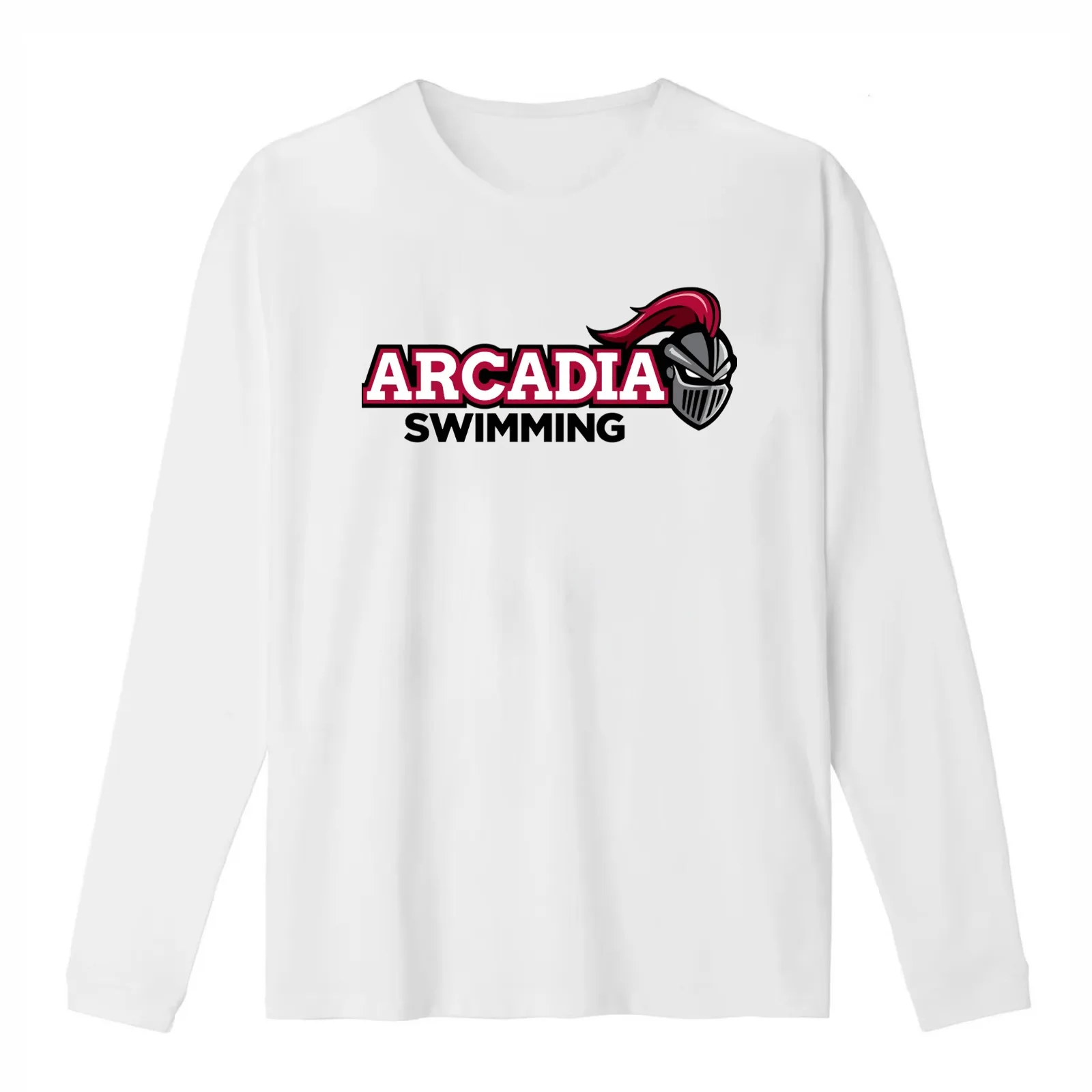 Arcadia Swimming Classic T-Shirt Summer Casual Cotton Tee Oversized Streetwear Tops Vintage Graphic Print Unisex Men Women
