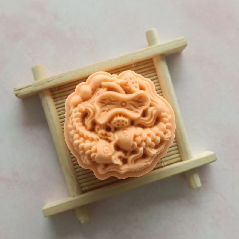 Mooncake 금형 축제 핸드 프레스 디저트 금형 주방 과자 장식 도구 Dropship