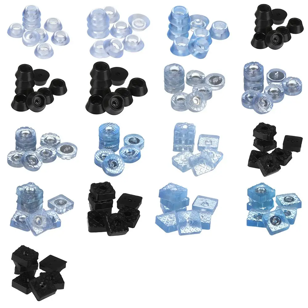 10pcs Clear Soft Furniture Chair Table Feet Leg Bottom Non-slip Anti-skid Glides Wooden Floor Protector Non-noise Screw on Pad image 2