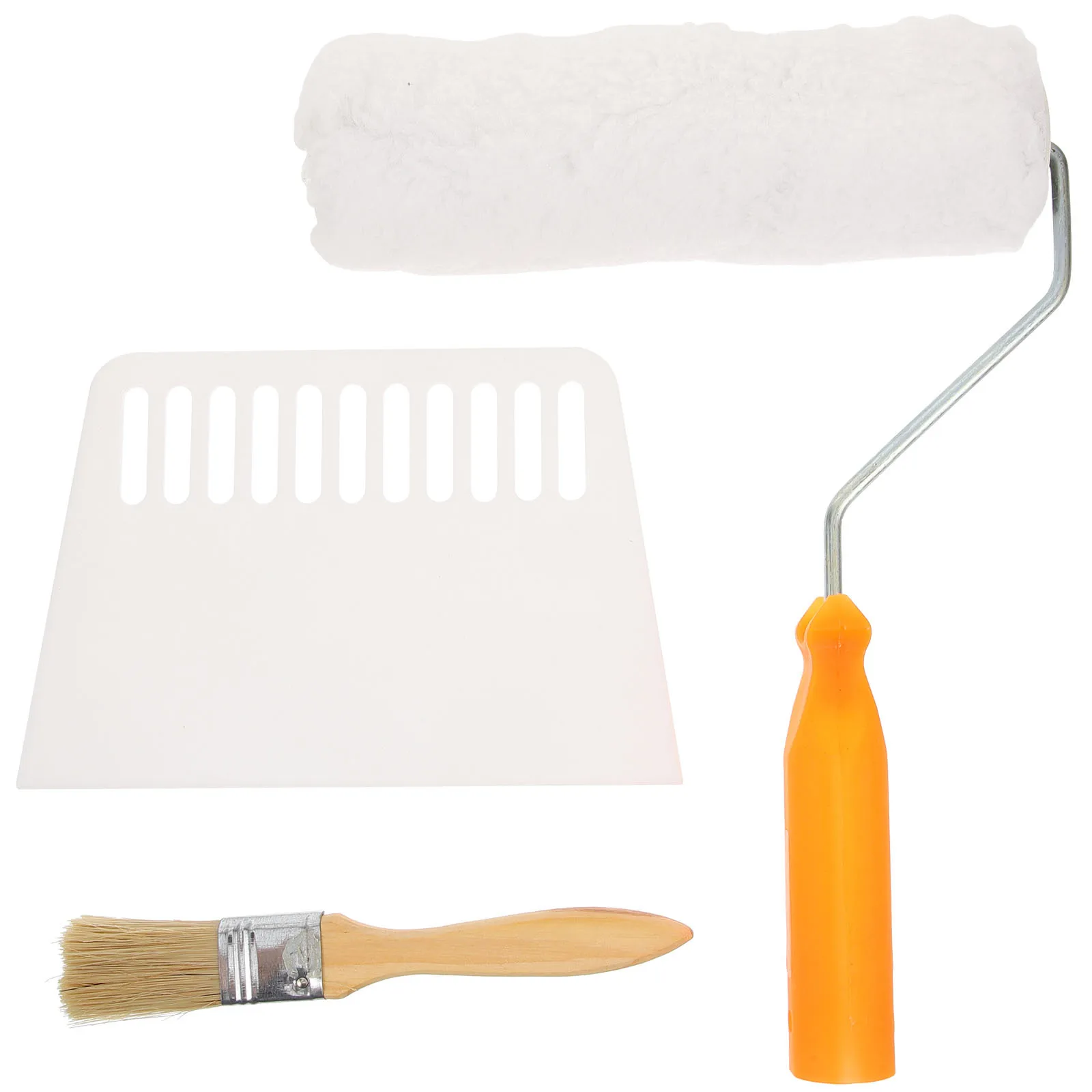 1Set Behang Roller Schraper Borstel Drukken Roller Tool Kit voor Thuis Muur Papier Naad Rolling Smoothing Scoren Gereedschap Schil stok