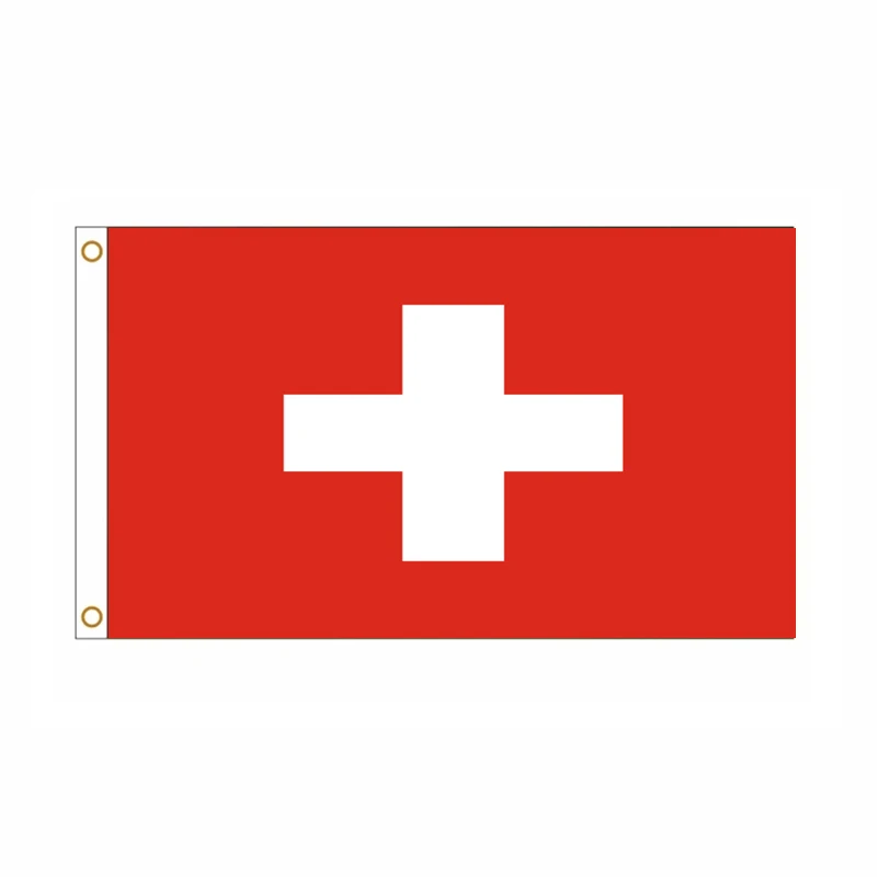 Swiss Confederation National Flag 90x150cm Switzerland Flag Wholesale