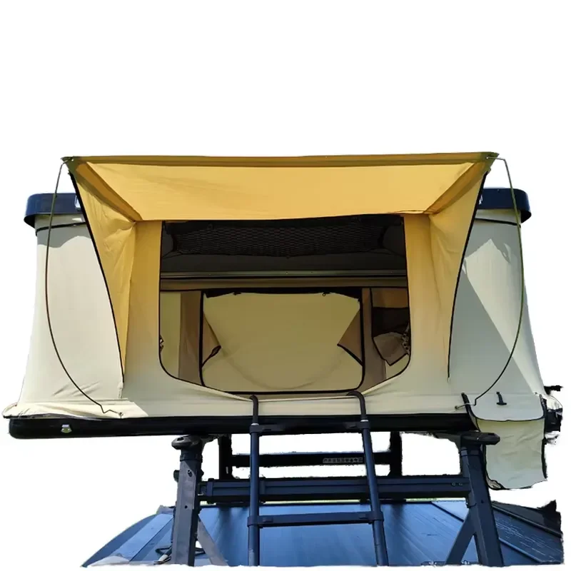 Manufacturer OEM Waterproof Roof Top Tent ABS Folding Hard Shell Rooftop Tent for 1-2 Person Camping