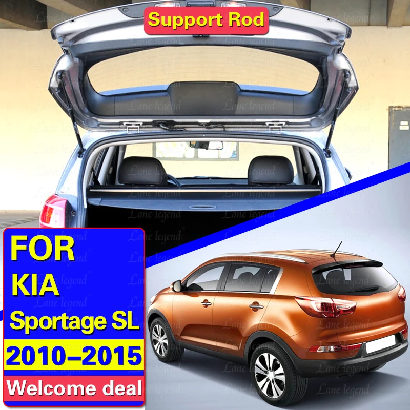 2PCS Rear Tailgate Lift Support Gas Spring Shocks Struts Hydraulic Rod for Kia Sportage 3rd SL 5-Door SUV 2010-2015