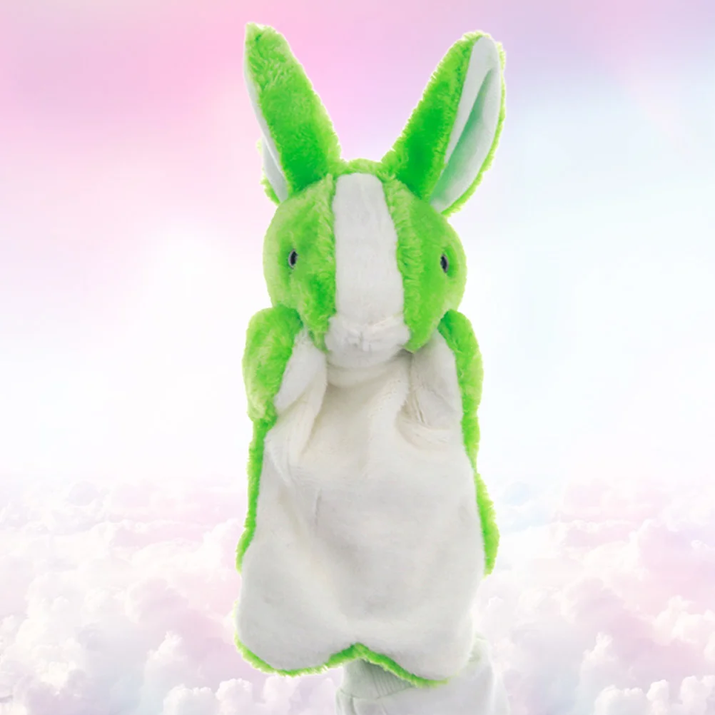 Hand Kids Plush Toys Animal Puppets Bunny Baby for Toddlers Story Telling Child