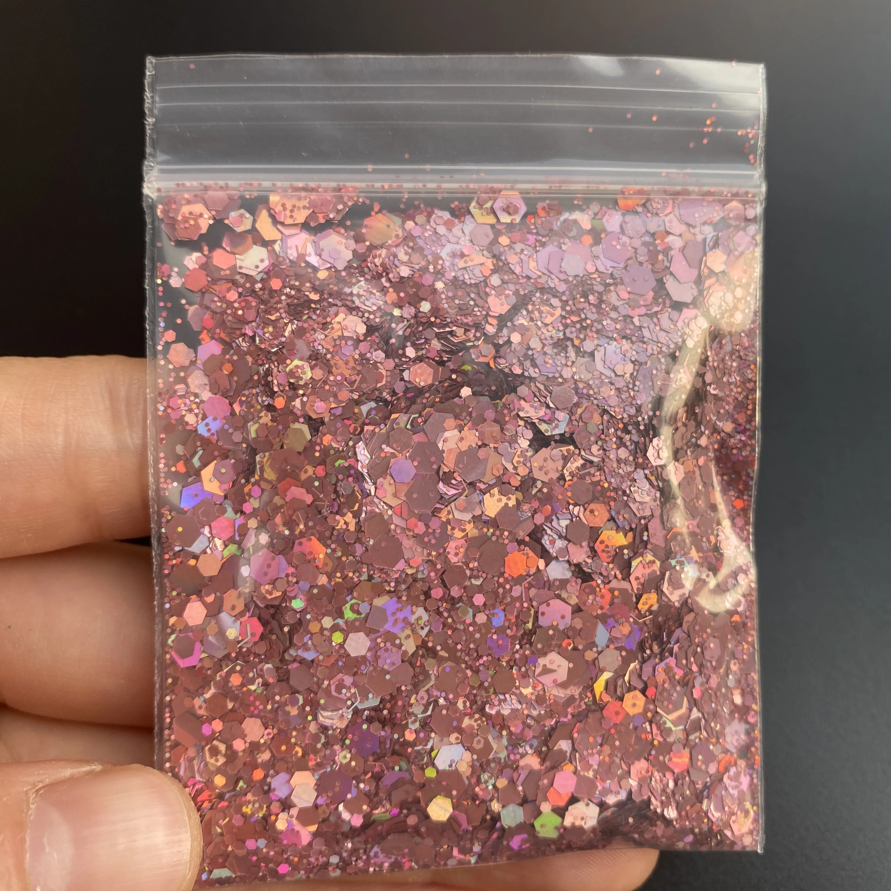 10 G/zak Groothandel Polyester Nagel Dikke Pailletten Holografische Glitter Bulk Voor Decoraties