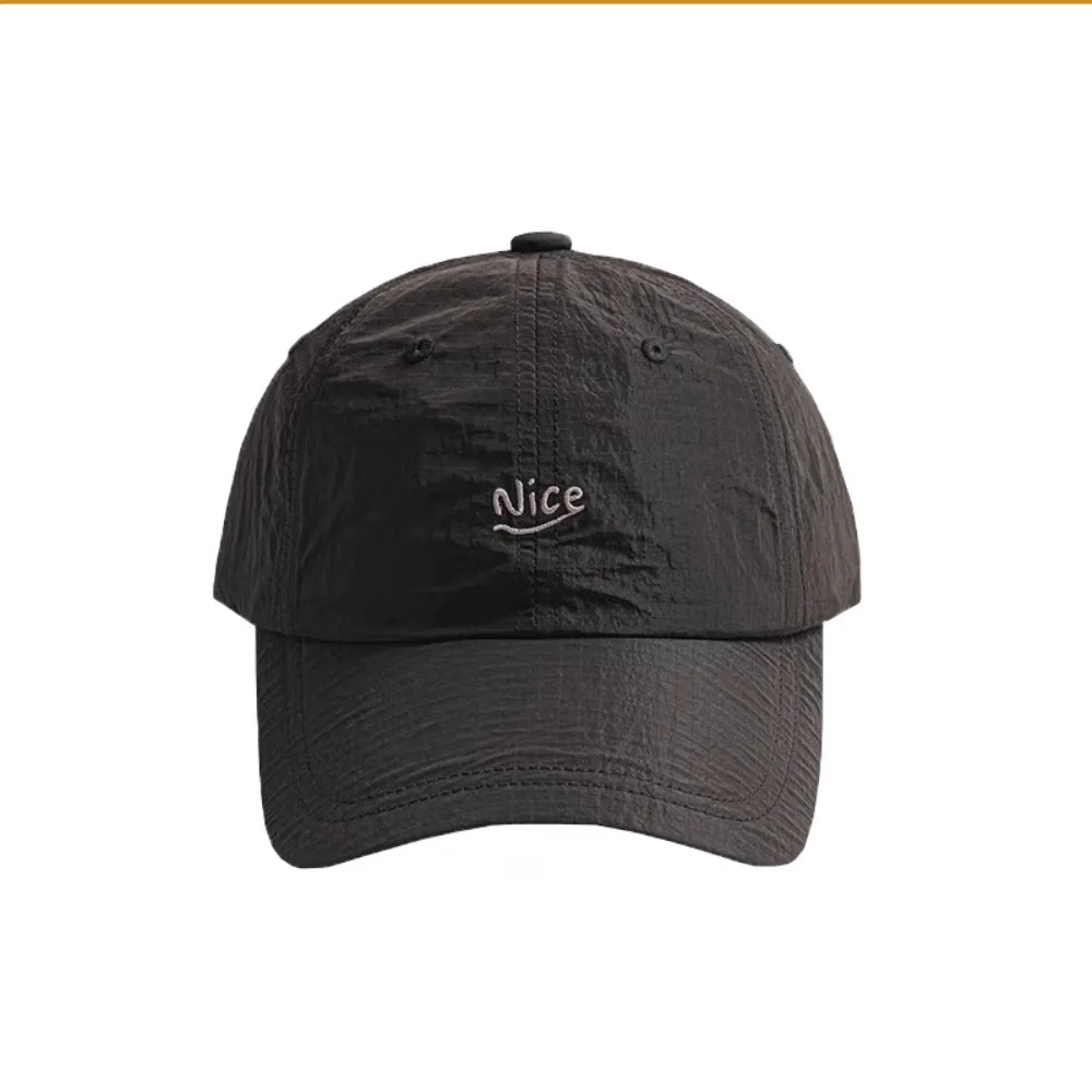 

Casual Adjustable Quick-drying Baseball Caps Breathable Plaid Hiking Hats Thin Sports Running Cap Unisex