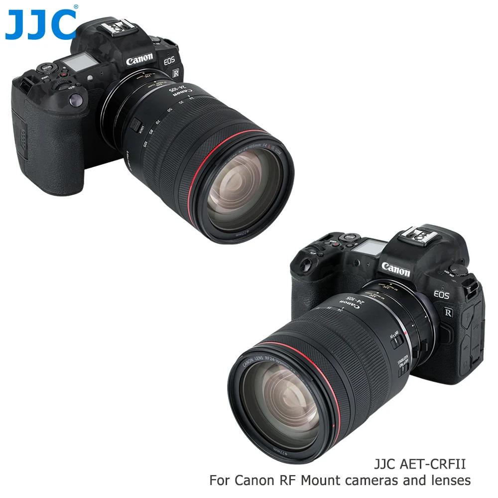 JJC-RF Monte Auto Foco Macro Extensão Anel de Tubo Set para Canon, R50, R7, R8, R5, R6, R10, EOS R, RP, R3, R6, Mark II, R100