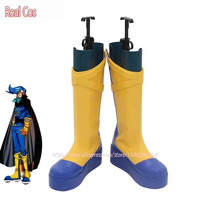 

RealCos Germa 66 Cosplay Shoes PU Leather Shoes Halloween Carnival Boots Cosplay Prop Custom Made