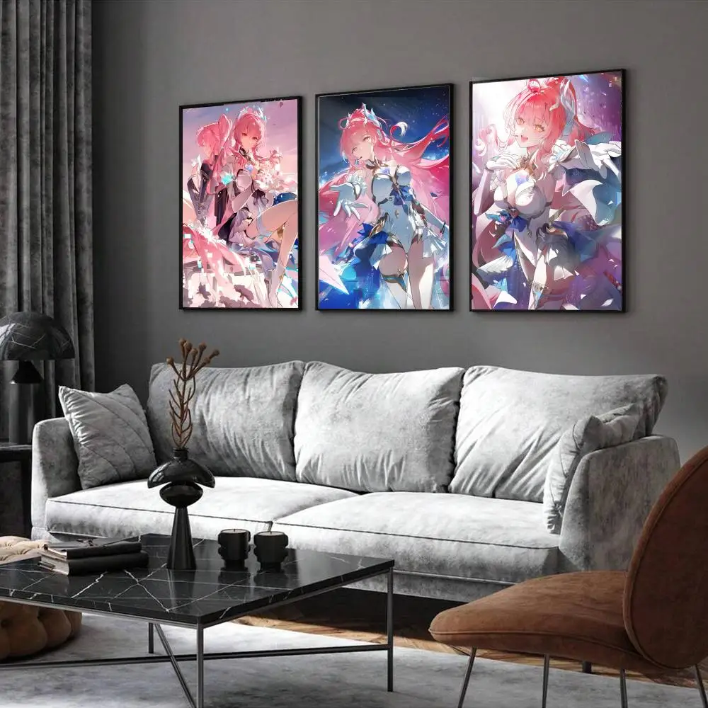 Game Wuthering Waves Aemeath Poster Home Living Bed Room Bar Hallway Sticky Wall Printing Waterproof Aesthetic Decor