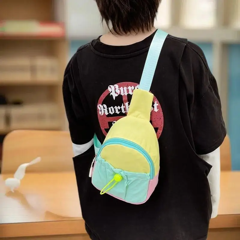 

Chest Bag For Kids Little Boy Play Travel Collection Simple Casual Shoulder Crossbody Bag Boys And Girls Coin Purse Backpack