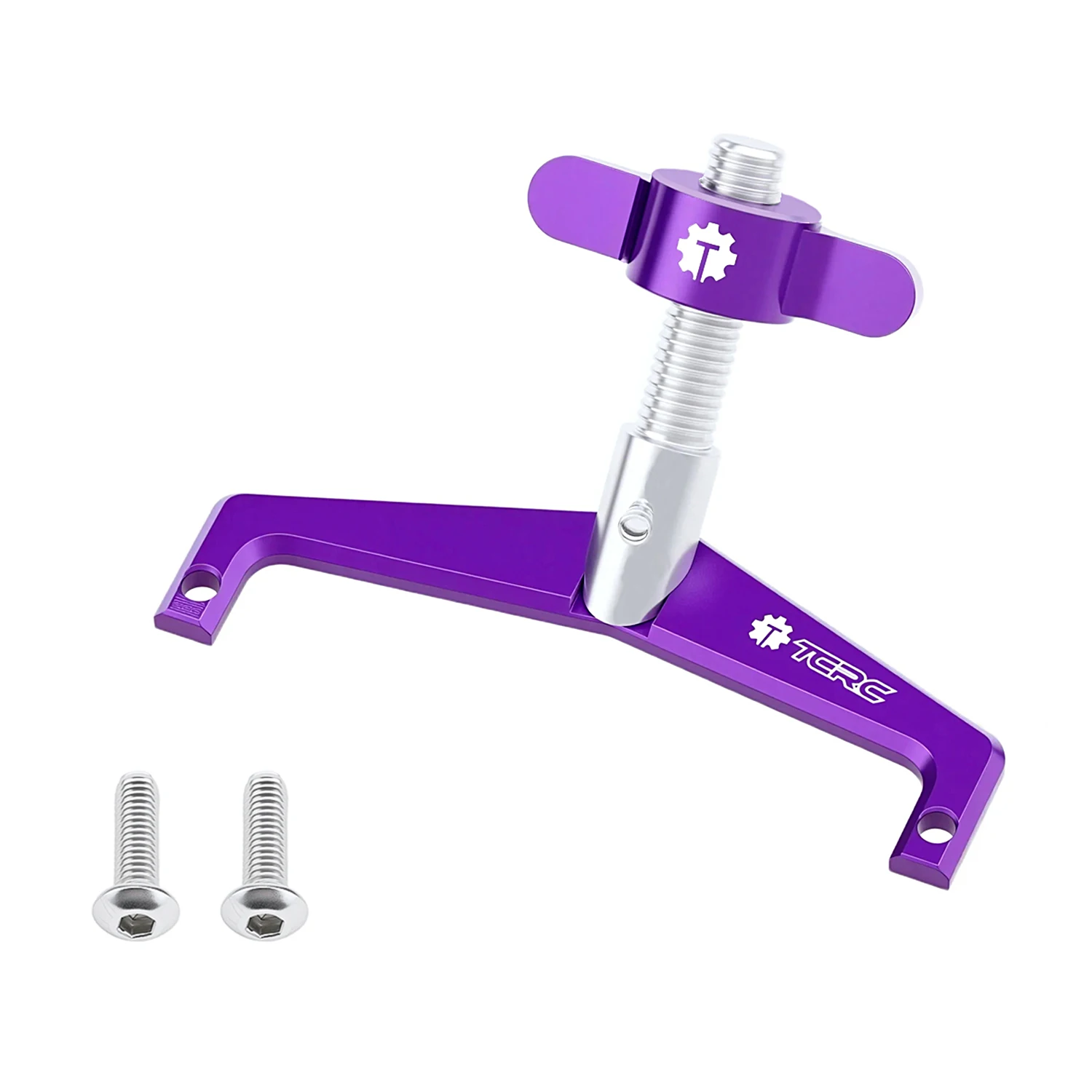 TCRC Aluminum Spare Tire Rack Wheel Holder for Axial 1/8 AXP8 Gilamon Trail Buggy Upgrade