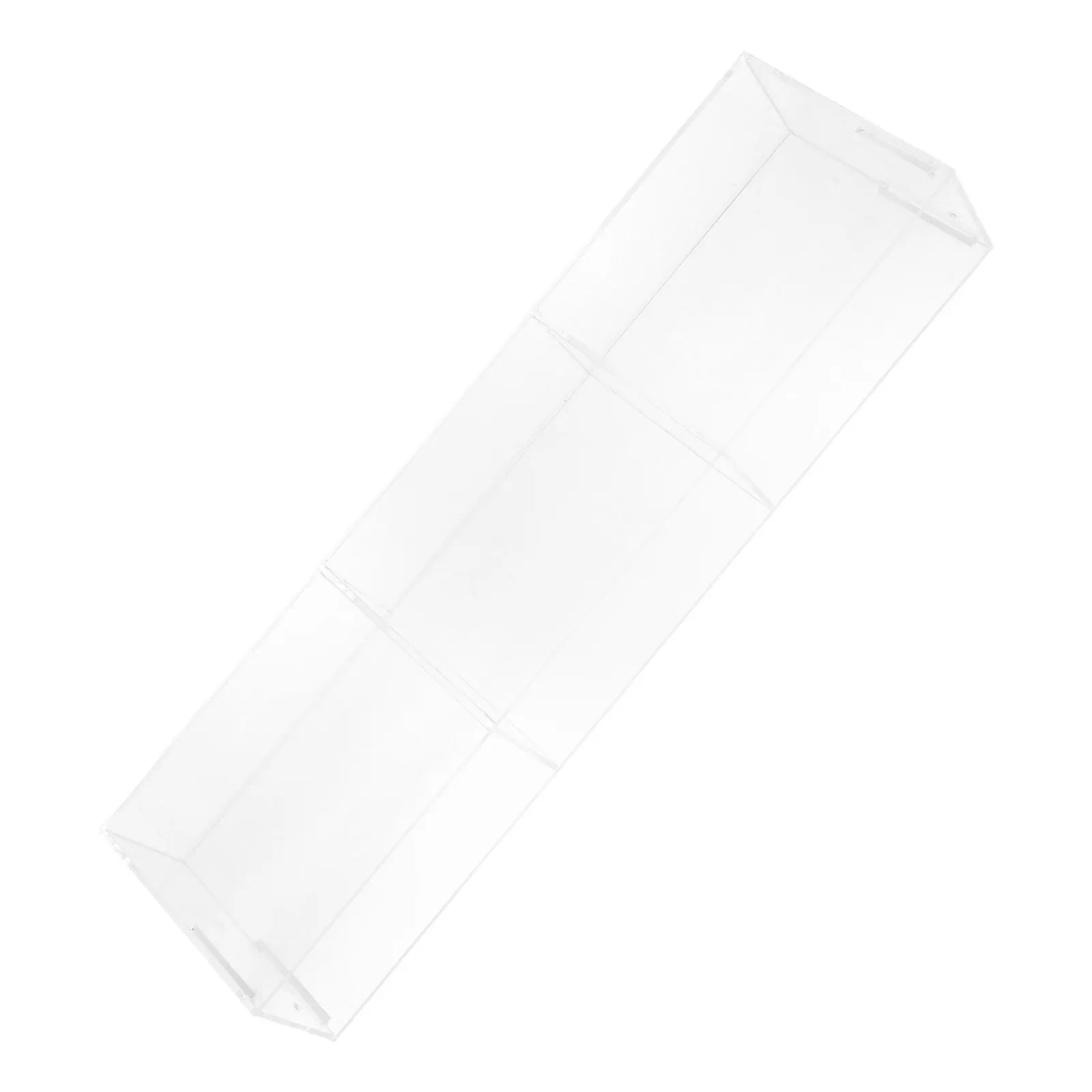 Clear Acrylic Display Stand Multicompartment Organizer for Greeting Cards Postcards Brochures Business Cards Files Scratch-Off