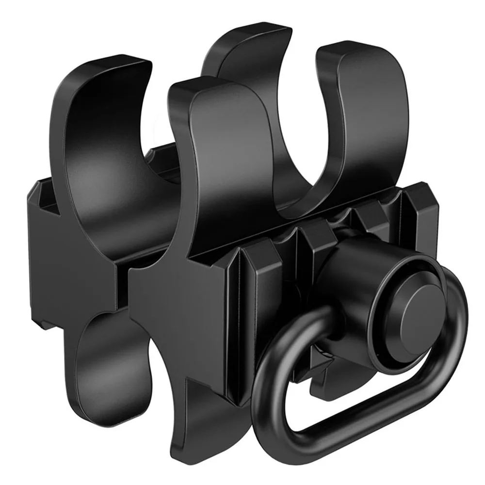 

Tactical Shotgun Barrel Clamp Mount with QD Sling Swivel Picatinny Rail Shotgun Flashlight Sling Mount for 12GA Shotguns