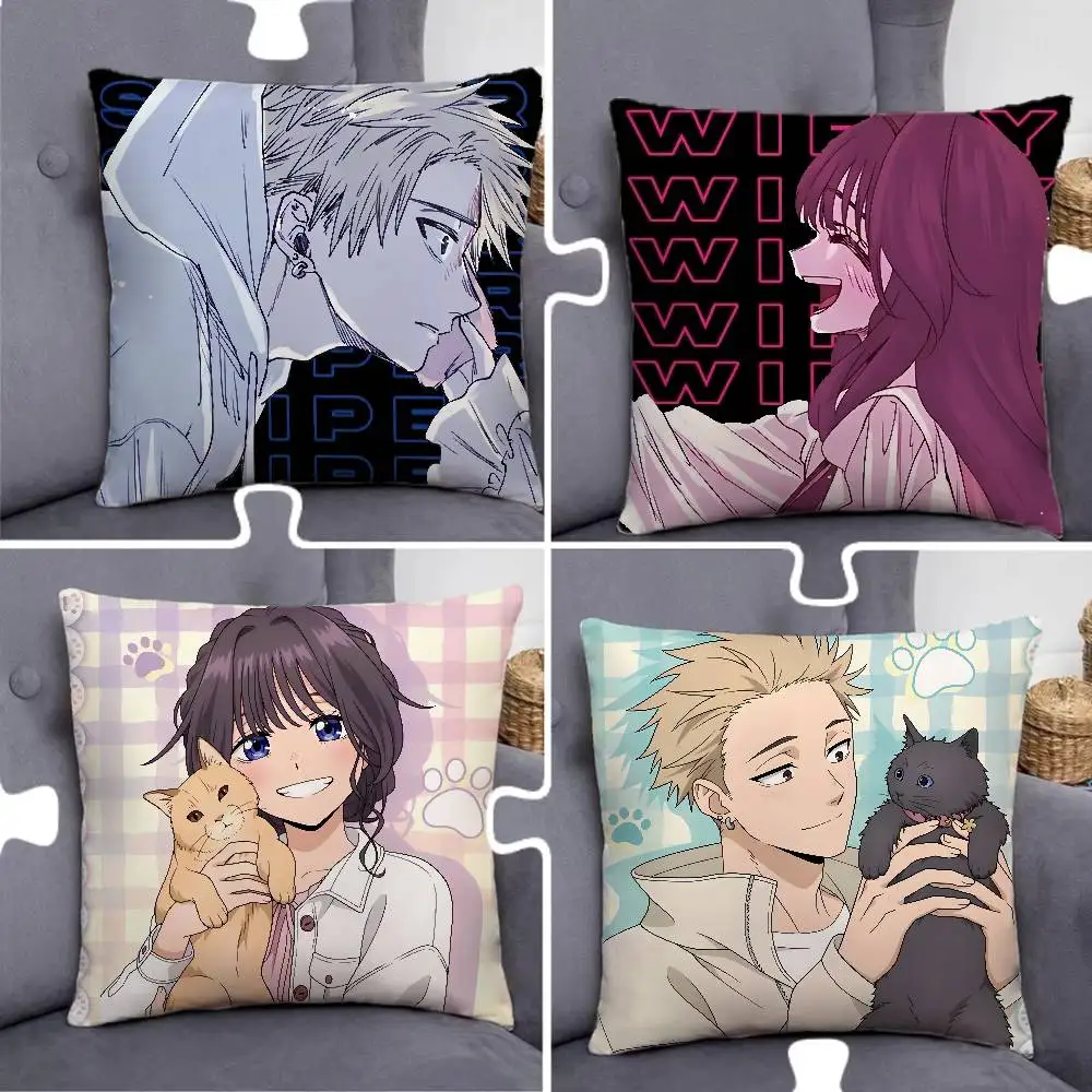 Kaoru Hana C-Comics wa Rin to Saku Pillow Case Pillowcase Home Sofa Cushions Car Cushions Pillowcover Office Pillowshell Pillow