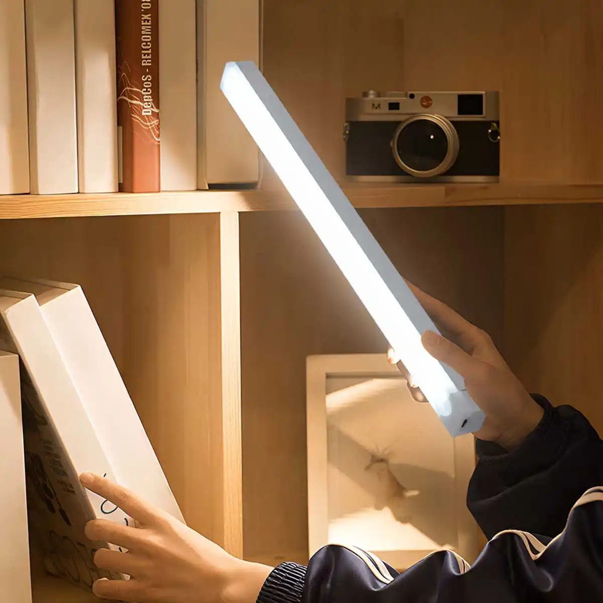 50 cm/30 cm 1 PC PIR capteur de mouvement Portable lampe à LED Rechargeable Portable éclairage intérieur USB lampes lumières batterie lumière