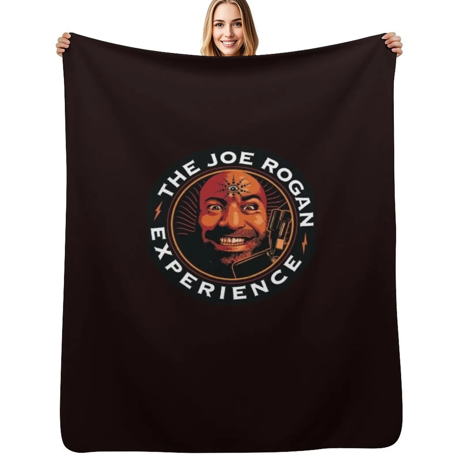 JRE Joe Rogan Experience Podcast Logo Classic Throw Blanket For Baby Nap Flannel Heavy for winter Blankets