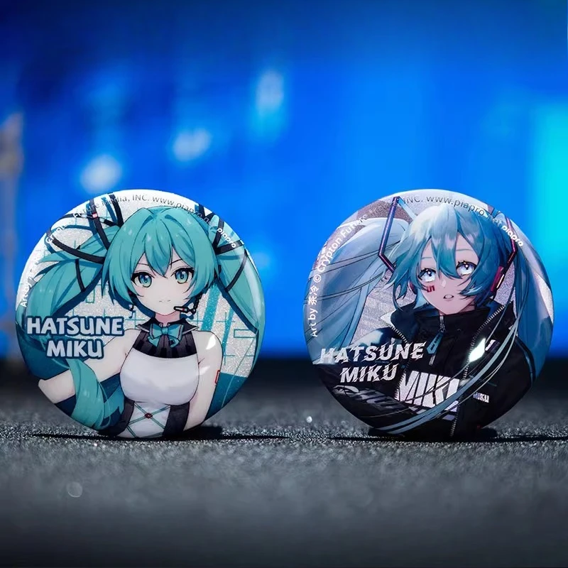 

Значки на пуговицах Хацунэ Мику, аниме, периферийные устройства, милый мультфильм, каваи, сделай сам, одежда, сумка, аксессуары, коллекционные подарки, классические игрушки