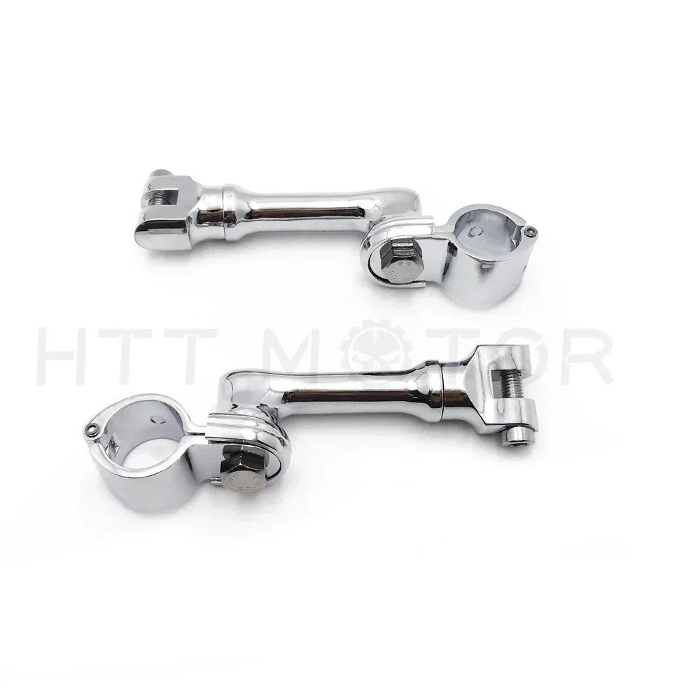 Aftermarket Motorcycle Highway Engine Guard Bar Foot Peg Mount For Harley Davidsion 25mm 1" Chrome