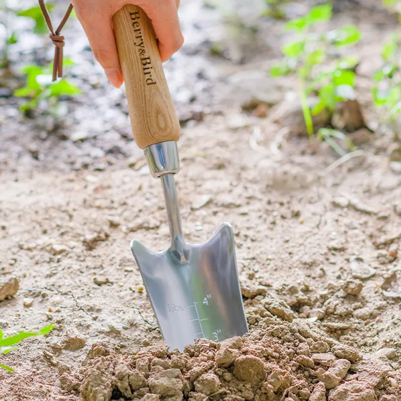 Special Stainless Steel Gardening Shovel for Potted Plants, Used for Flower Planting, Soil Exchange, and Fertilizer Mixing