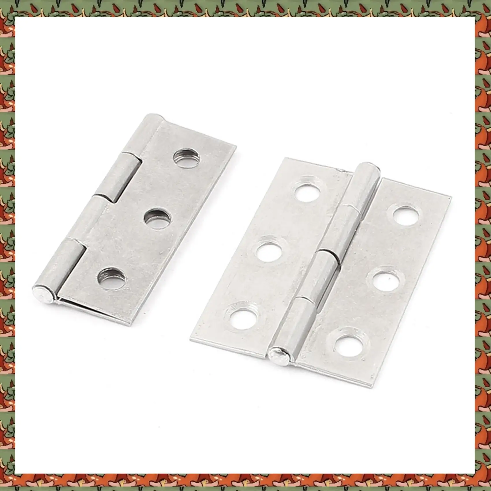 

ABLQ 60 Pcs Stainless Steel Wardrobe Cabinet Door Folded Door Hinge