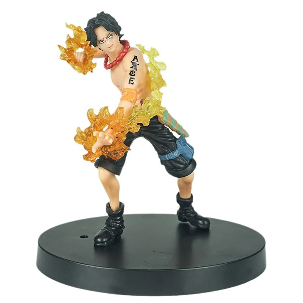 One Piece Anime Ace Pvc Action Figure GK Model Cool Stunt Series Statue Doll Toy Birthday Christmas Gifts Children\'s Ornaments