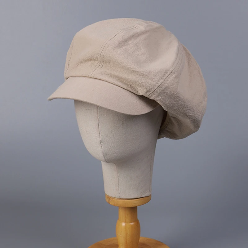 

Cap Women Octagonal Hat Newsboy Painter Spring Autumn Casual Accessory For Outdoor Holiday