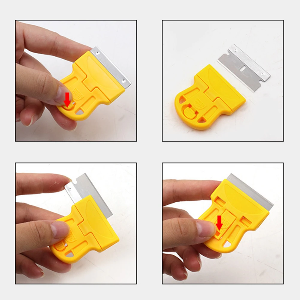1pcs Scraper With A Blade One-Sided Painting Scraper Holder with Handle Standard Window Tinting Scraper Tool Remover Cleaner image 4
