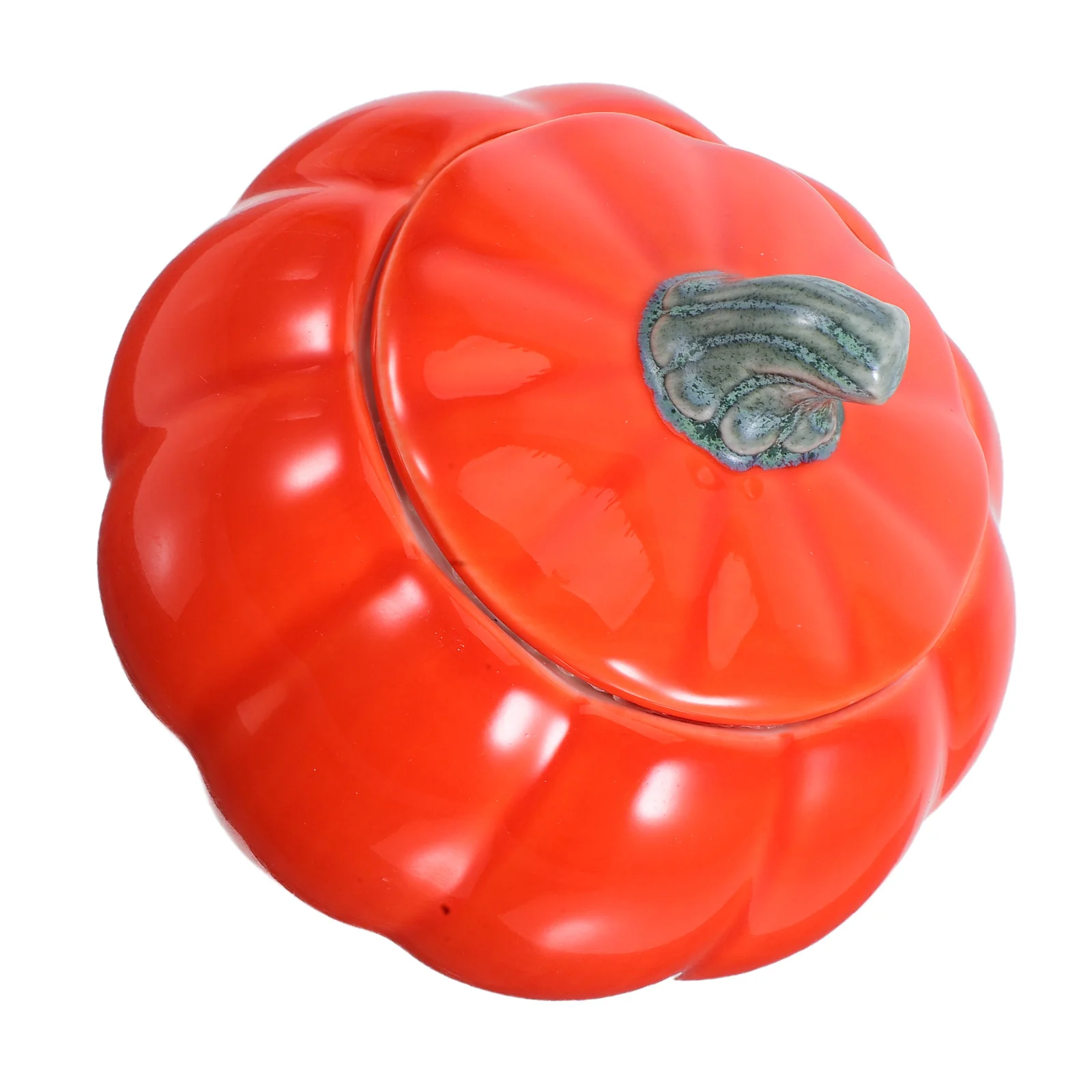 

Ceramic Pumpkin Shaped 300Ml With Lid Soup Dessert Food Container Heat Retaining Dust Proof Kitchen Gadget Baking Steamed