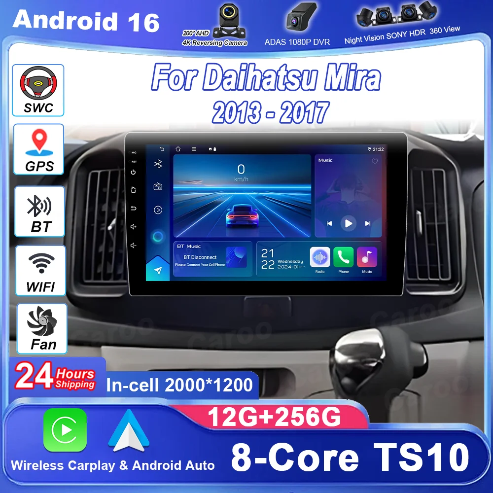 

Car Radio For Daihatsu Mira 2013 -2017 Auto Navigation Player Multimedia Android Auto Carplay Touch Screen 2Din Stereo Head Unit
