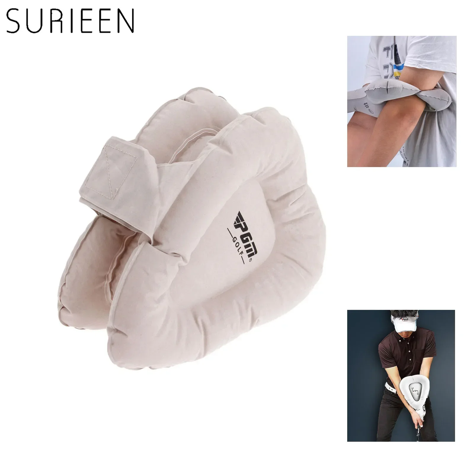 SURIEEN Golf Training Aids Swing Straight Practice Arm Posture Corrector for Beginners PVC Golf Equipment Golf Posture Corrector