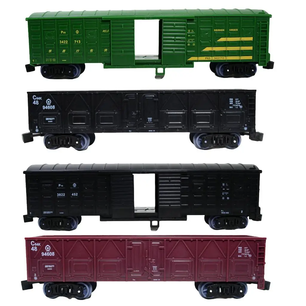1:87 Simulation Freight Car Wagon with Hook Sandtable Layout Diorama Scenery