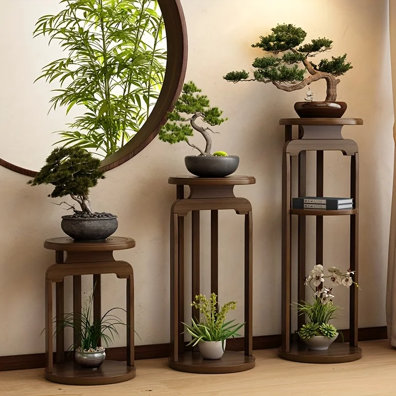 model-of-a-round-flower-stand-for-the-living-room-featuring-a-chinese-style-display-rack-for-vases-and-pots