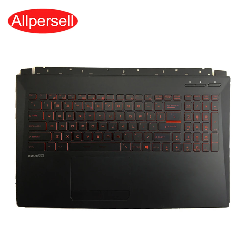 

Laptop palm rest for MS I GP62 GL62 GP62M 6QF MS-16J5 MS-16J9 upper cover backlight keyboard case