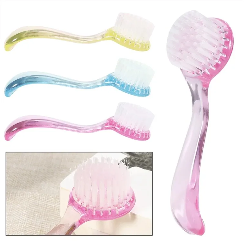 1pc Nail Brush Gentle Handheld Round Head Art UV Gel Powder Dust Clean Remover Nail Accessories Manicure Pedicure Tools