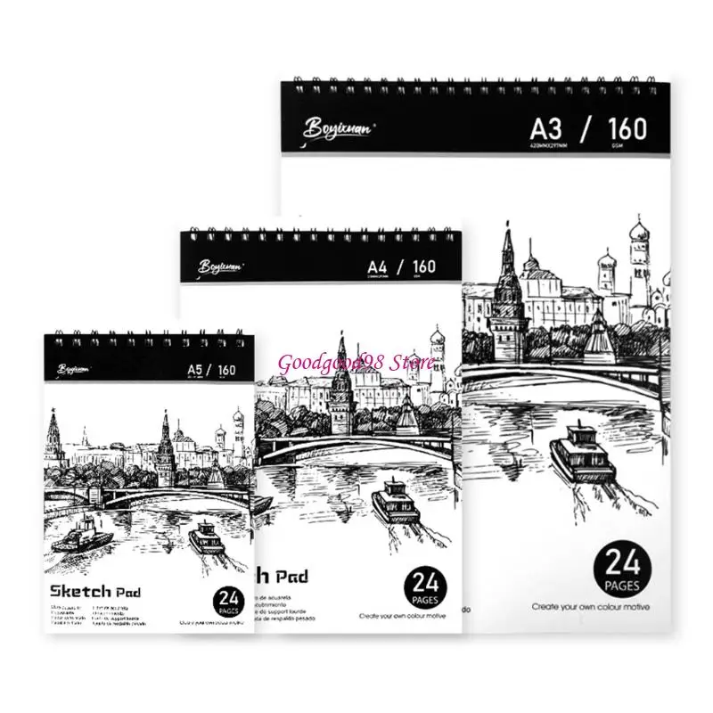 Professional With 24 Pages For Sketching Doodling Art Illustrations