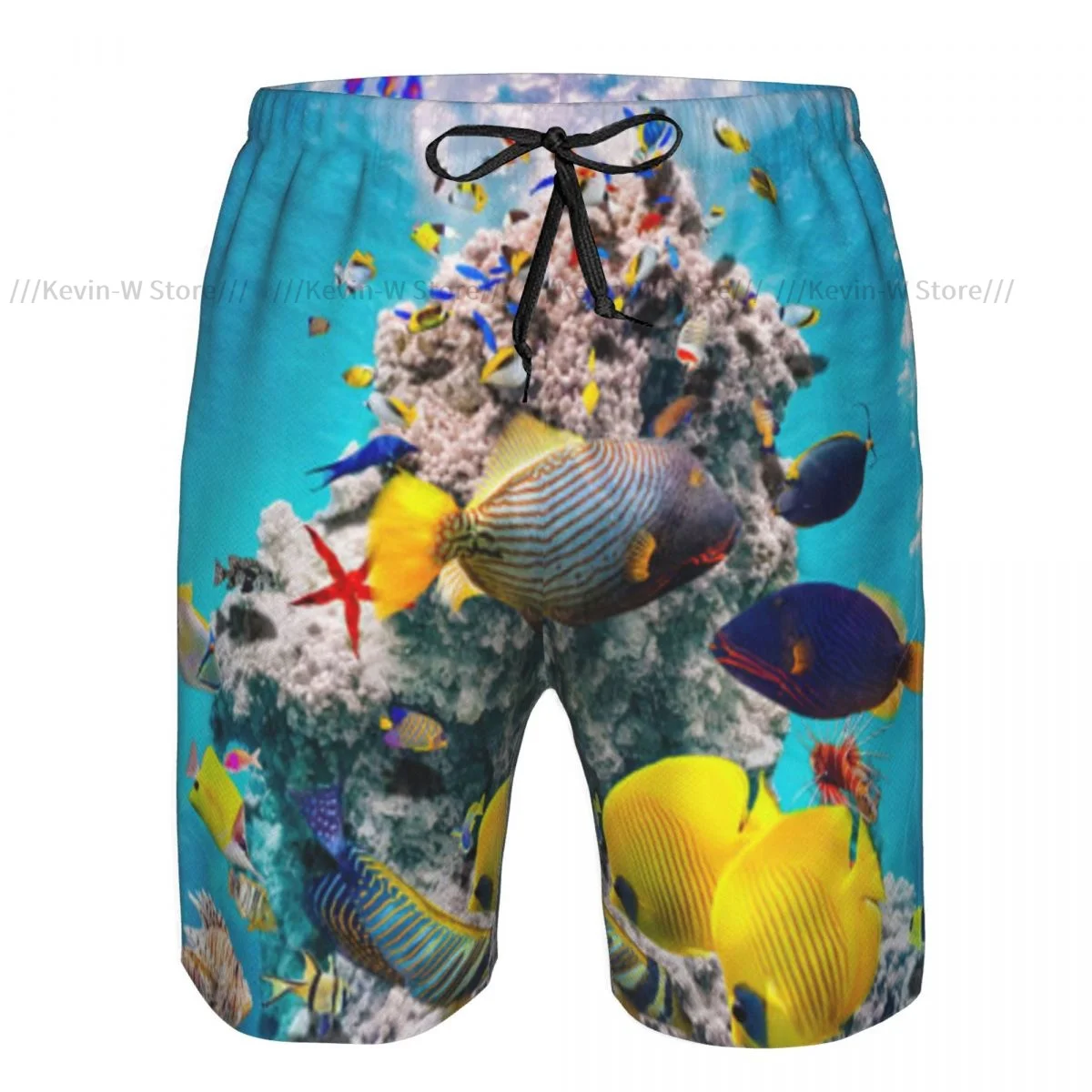 

Быстросохнущие летние мужские купальники, пляжные короткие трусы для мужчин, великолепный подводный мир, купальный костюм, пляжная одежда