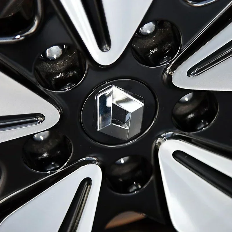 4PCS 57mm 60mm Car Tire Center Hub Cap Logo Sticker Rim Cap Badge For Renault Megane 2 3 Clio 4 Trafic Captur Emblems Kangoo view 6