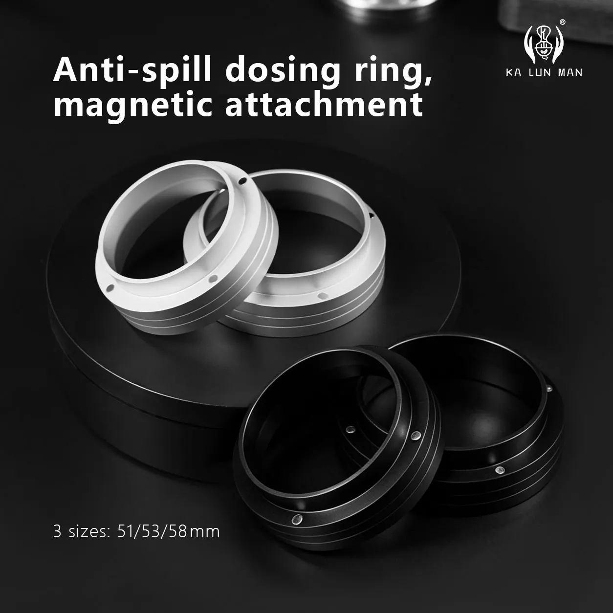 1Pc Upgraded Anti‑Slip Magnetic Dosing Ring, Strong Suction, 3 Caliber Sizes Optional.