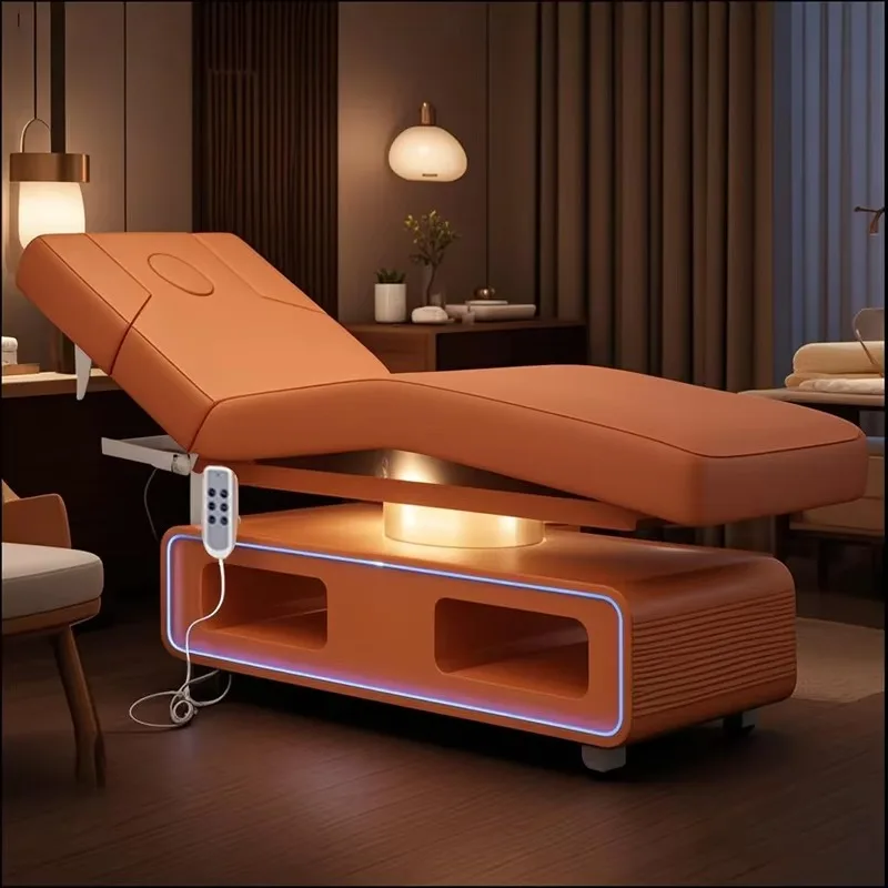 

Настраиваемая современная электрическая кушетка-кресло для салонов красоты и спа, для наращивания ресниц, из металла, массажный стол и кушетка