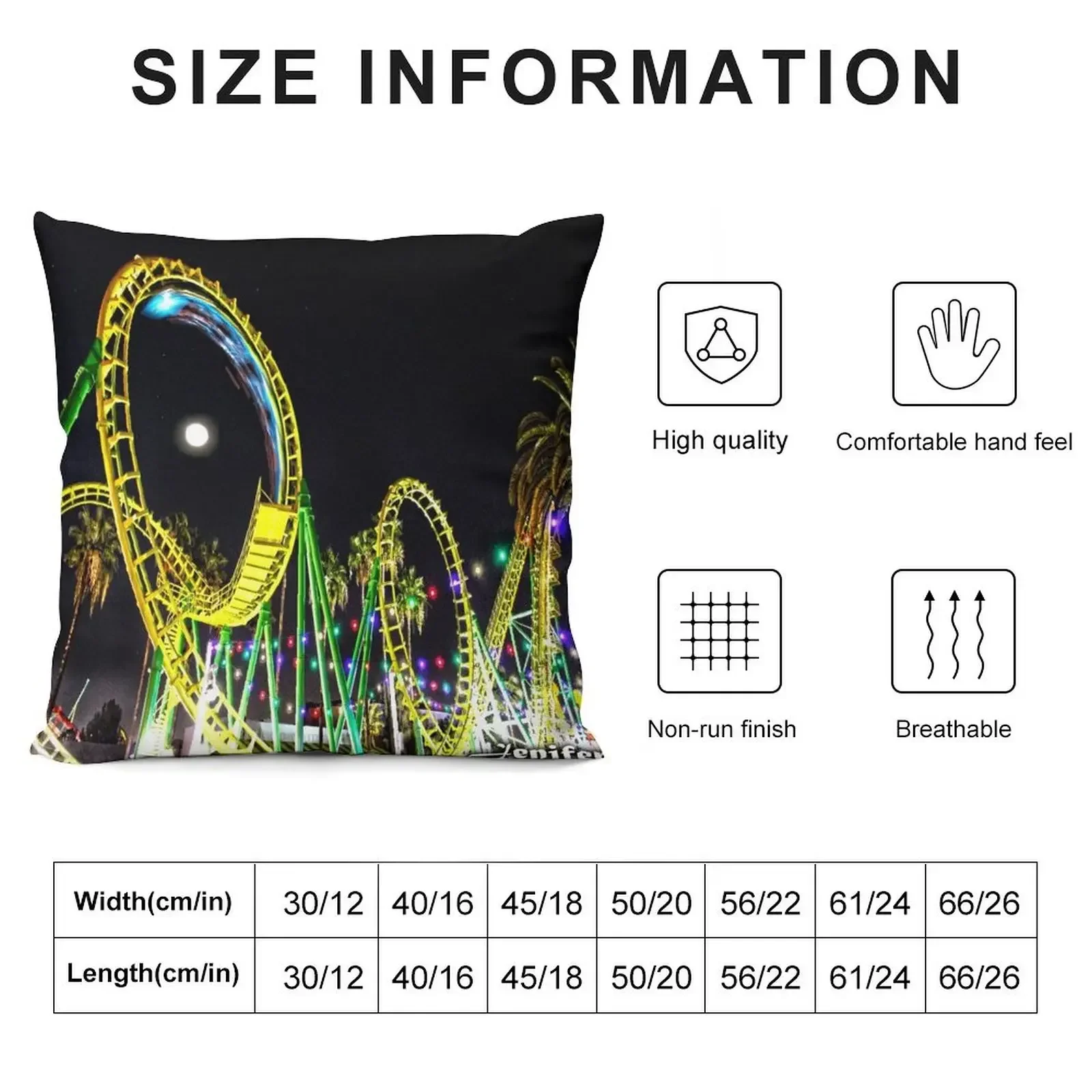 roller coaster Throw Pillow Decorative pillow case Ornamental Pillow