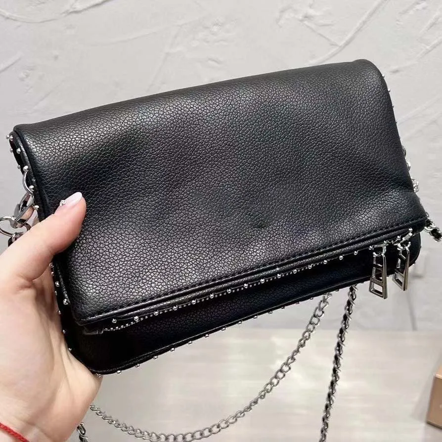 Fashion Chain Crossbody Bags for Women Bolsos Mujer Carter Handbags for Lady Fold Shoulder Messenger Bag