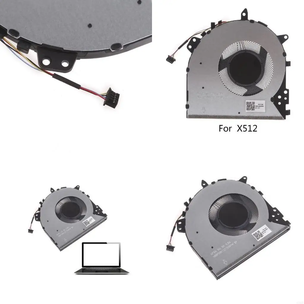 

C90F новый оригинальный вентилятор охлаждения процессора ноутбука для Vivobook X512 X512D X512DA X512F