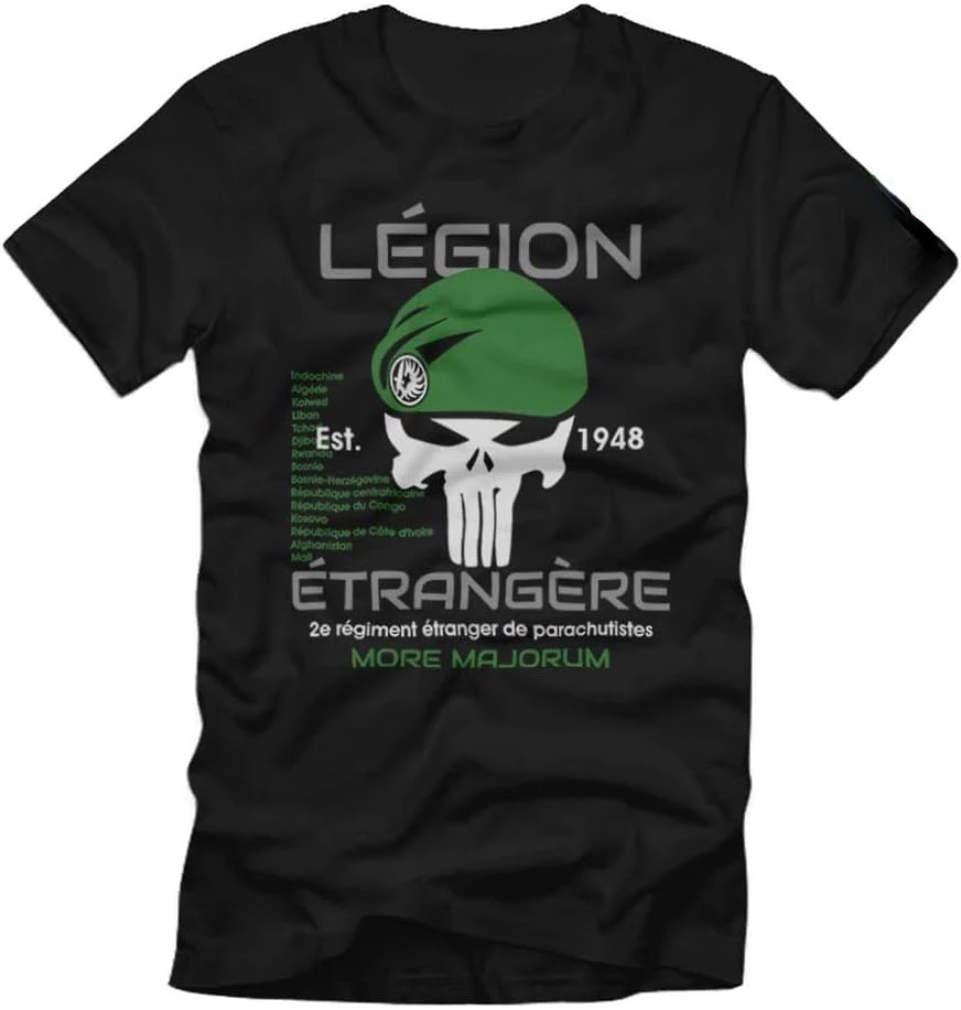 Thomas Gast More Majorum 2e REP Paratroopers Battles T-Shirt 100% Cotton O-Neck Summer Short Sleeve Casual Mens T-shirt