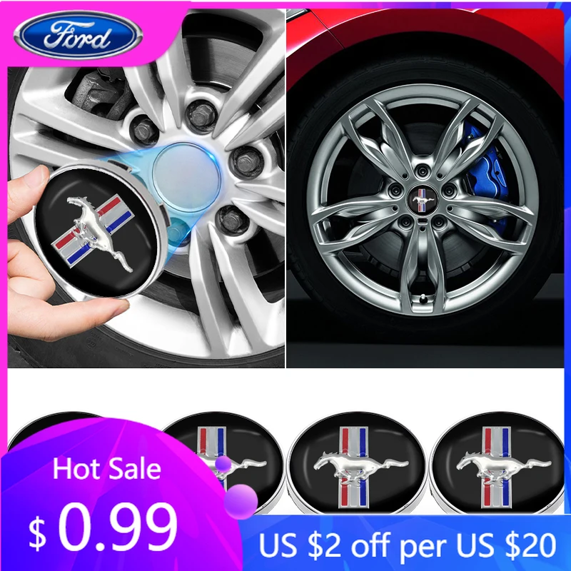 

2025 популярные автомобильные наклейки, 4 шт., автозначок, колпаки центральной ступицы колес, колпаки на обод, аксессуары для Ford Mustang 2015 2017 2018 2005 200