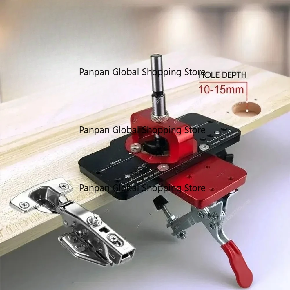 

wrking 35mm hinge hole opener Cabinet door panel Hinge punching Positioner Hinge