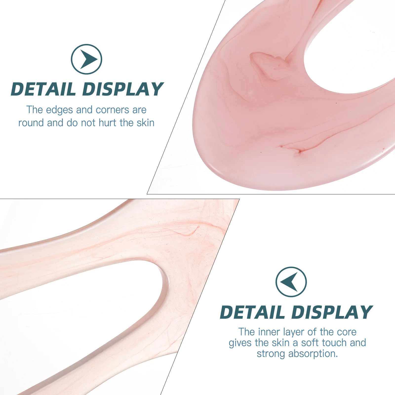 Tablas de raspado Gua Sha de Material Natural, herramienta de masaje para cuerpo, cara, cuello, terapia de salud muscular, tabla de masaje, 2 uds.